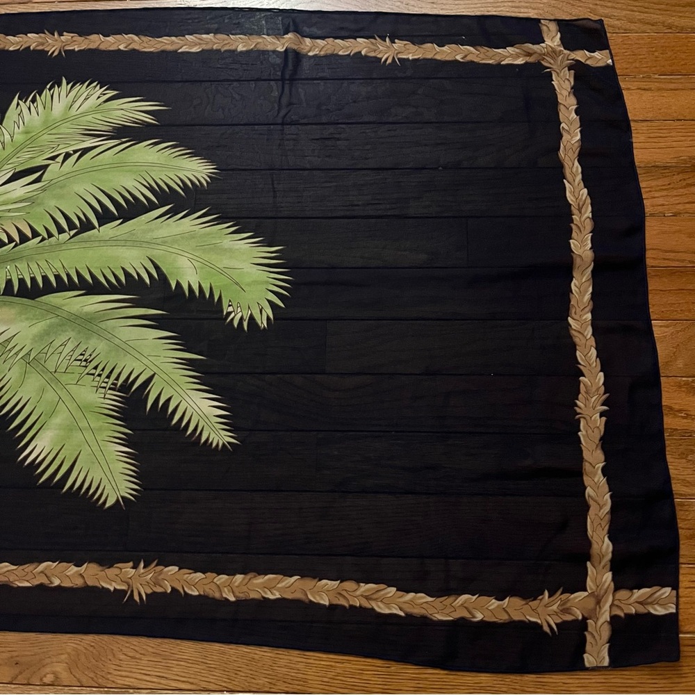 Tropical Palm Tree Scarf - Picture 4 of 4